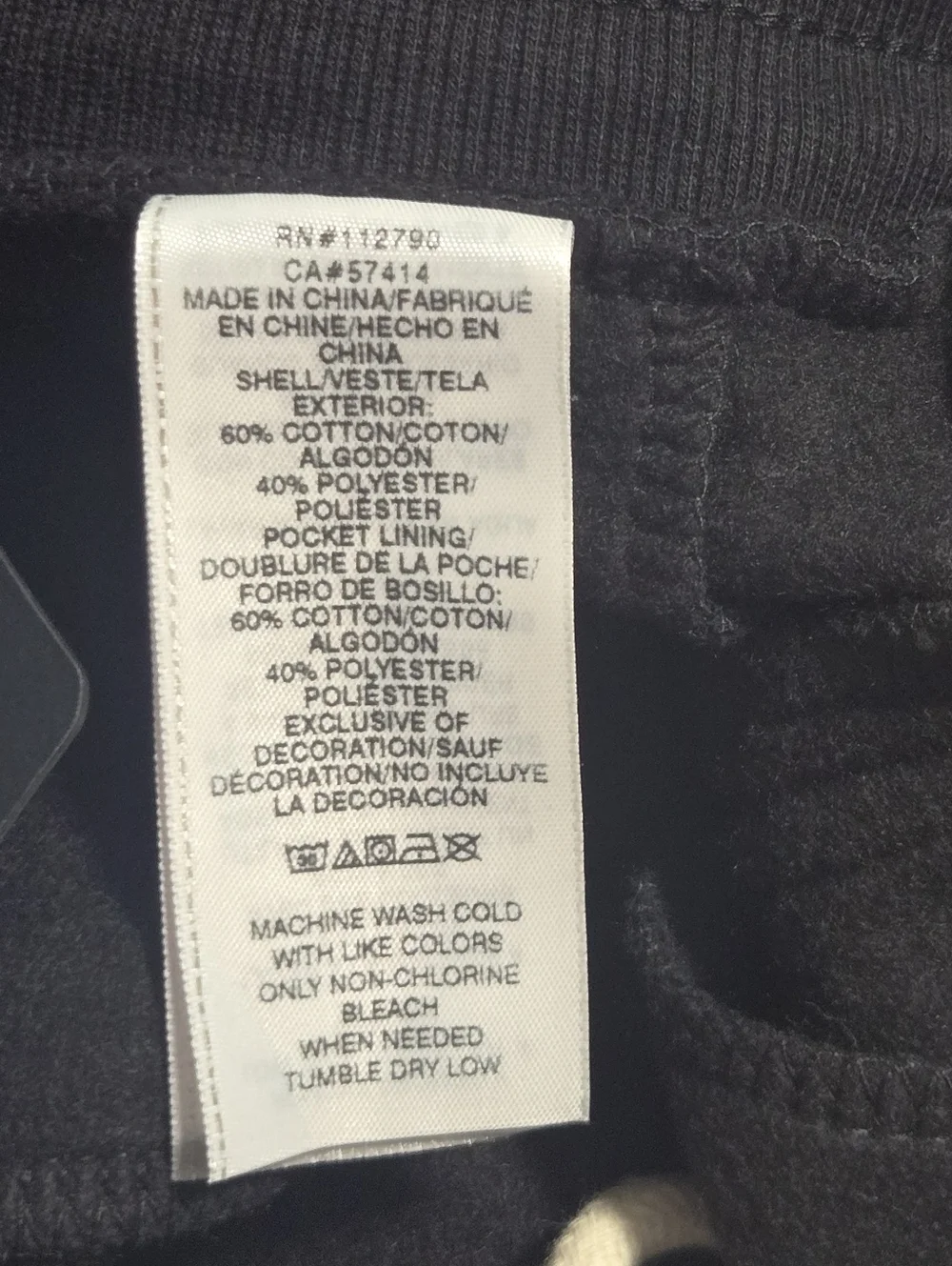 True Religion Mens Black Logo Core Jogger Sweatpants Size Small